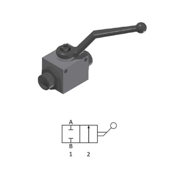 Кран двухходовой CES М24х1,5 (ш)